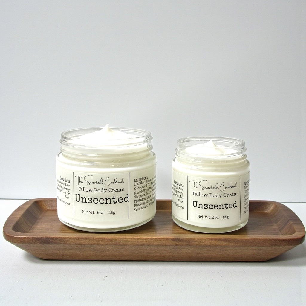 Unscented Tallow Body Cream