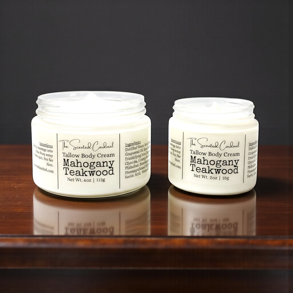Mahogany Teakwood Tallow Body Cream
