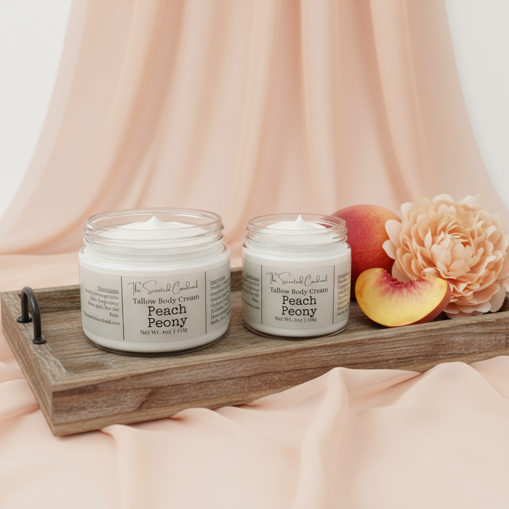 Peach Peony Tallow Body Cream