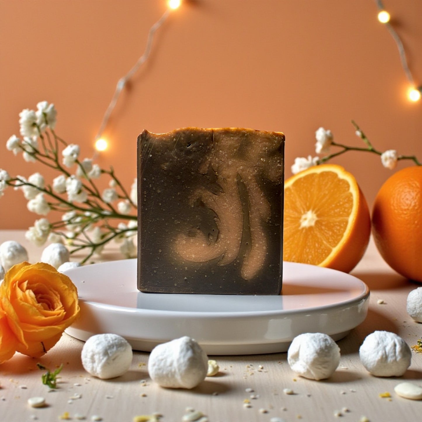 Orange Petals + Marshmallow Soap