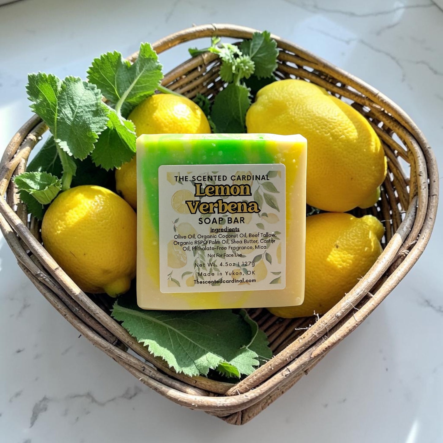 Lemon Verbena Tallow Soap Bar
