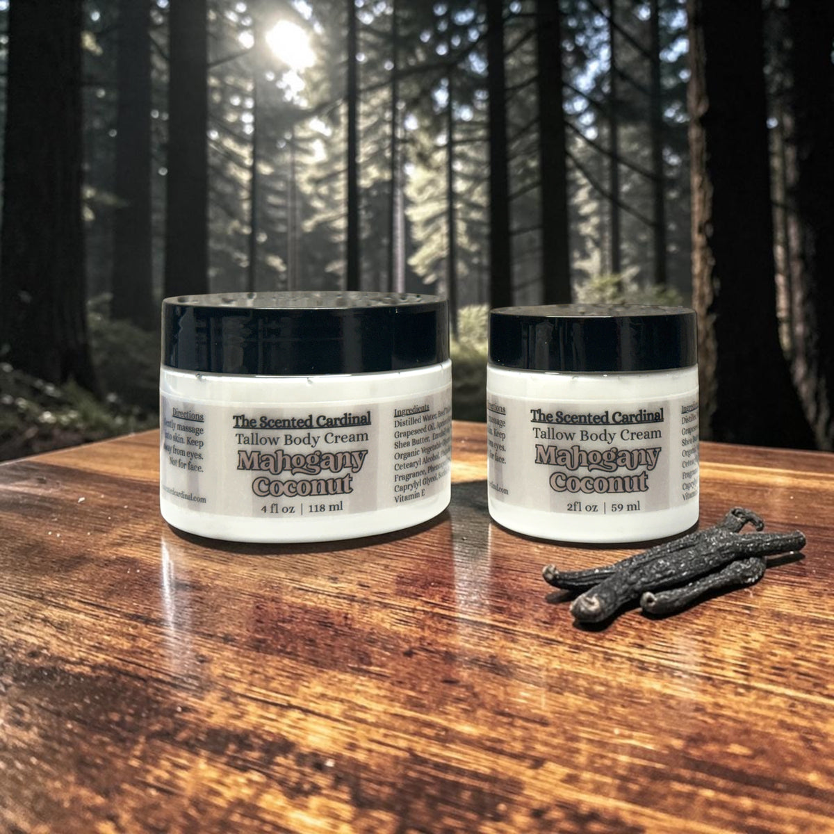 Mahogany Coconut Tallow Lotion