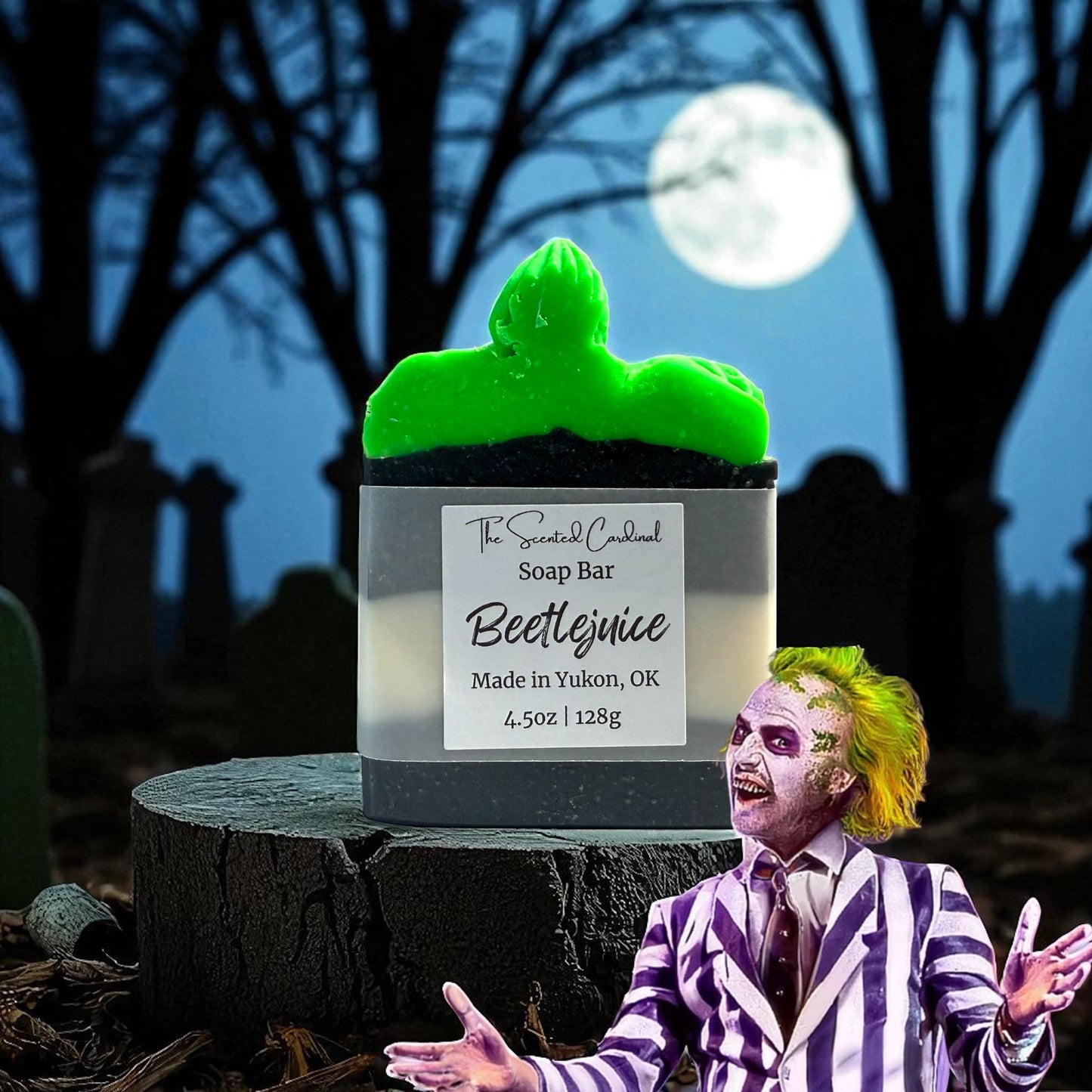 Beetlejuice Soap Bar