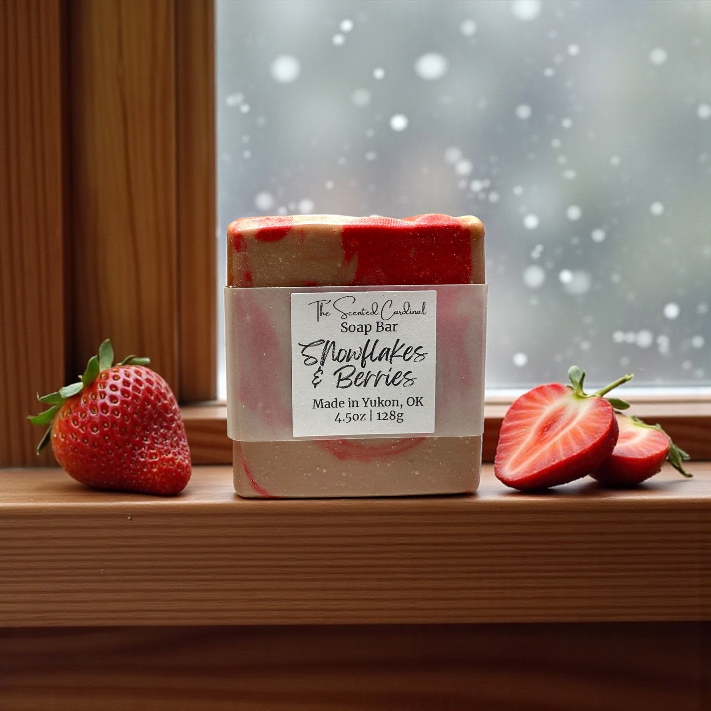 Snowflakes & Berries Soap Bar