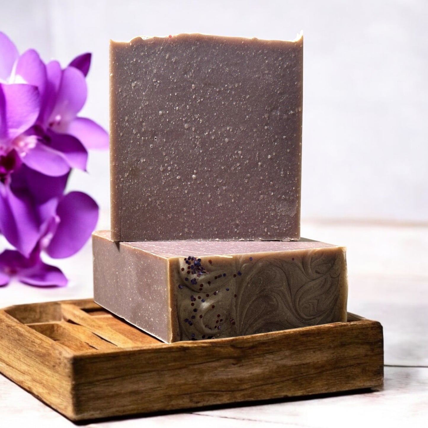Sea Salt + Orchid Soap