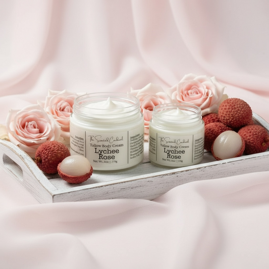 Lychee Rose Tallow Body Cream