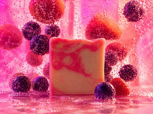 Cherry Fizz Tallow Soap Bar