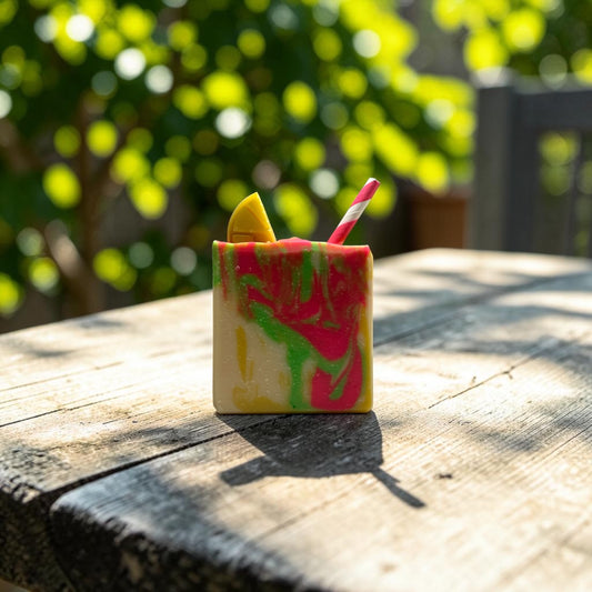 Watermelon Lemonade Tallow Soap Bar