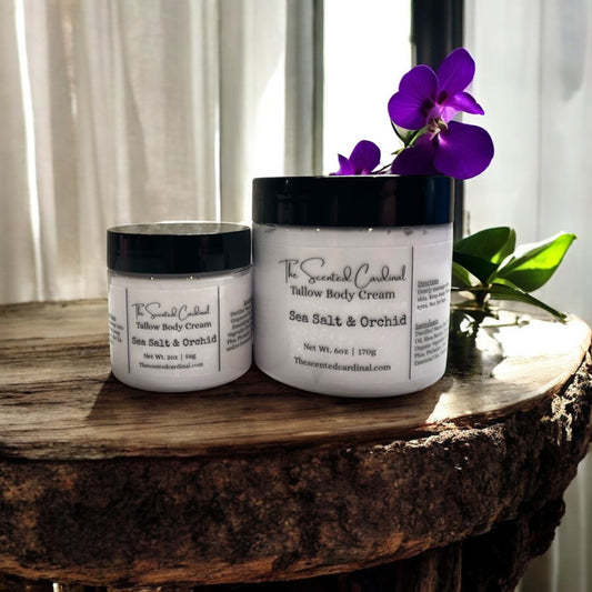 Sea Salt + Orchid Tallow Body Cream