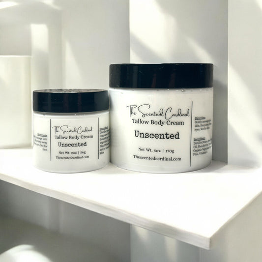 Unscented Tallow Body Cream