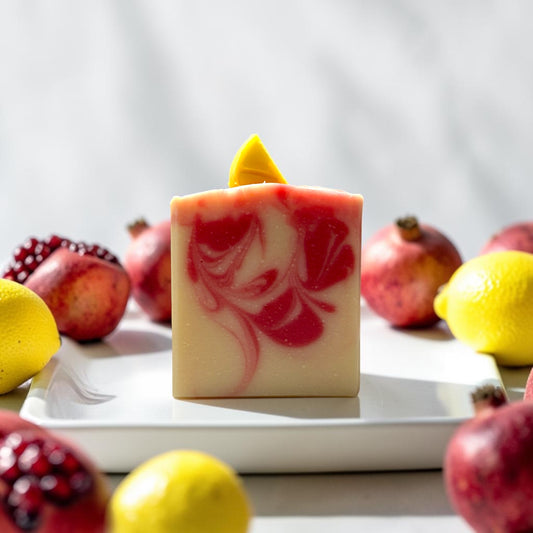 Lemon Pomegranate Tallow Soap Bar