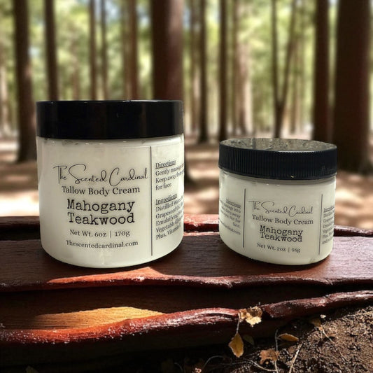 Mahogany Teakwood Tallow Body Cream